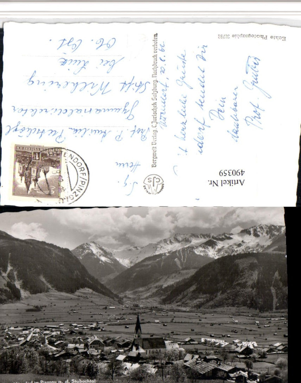 490359,Uttendorf im Pinzgau Totale geg. Stubachtal Bergkulisse