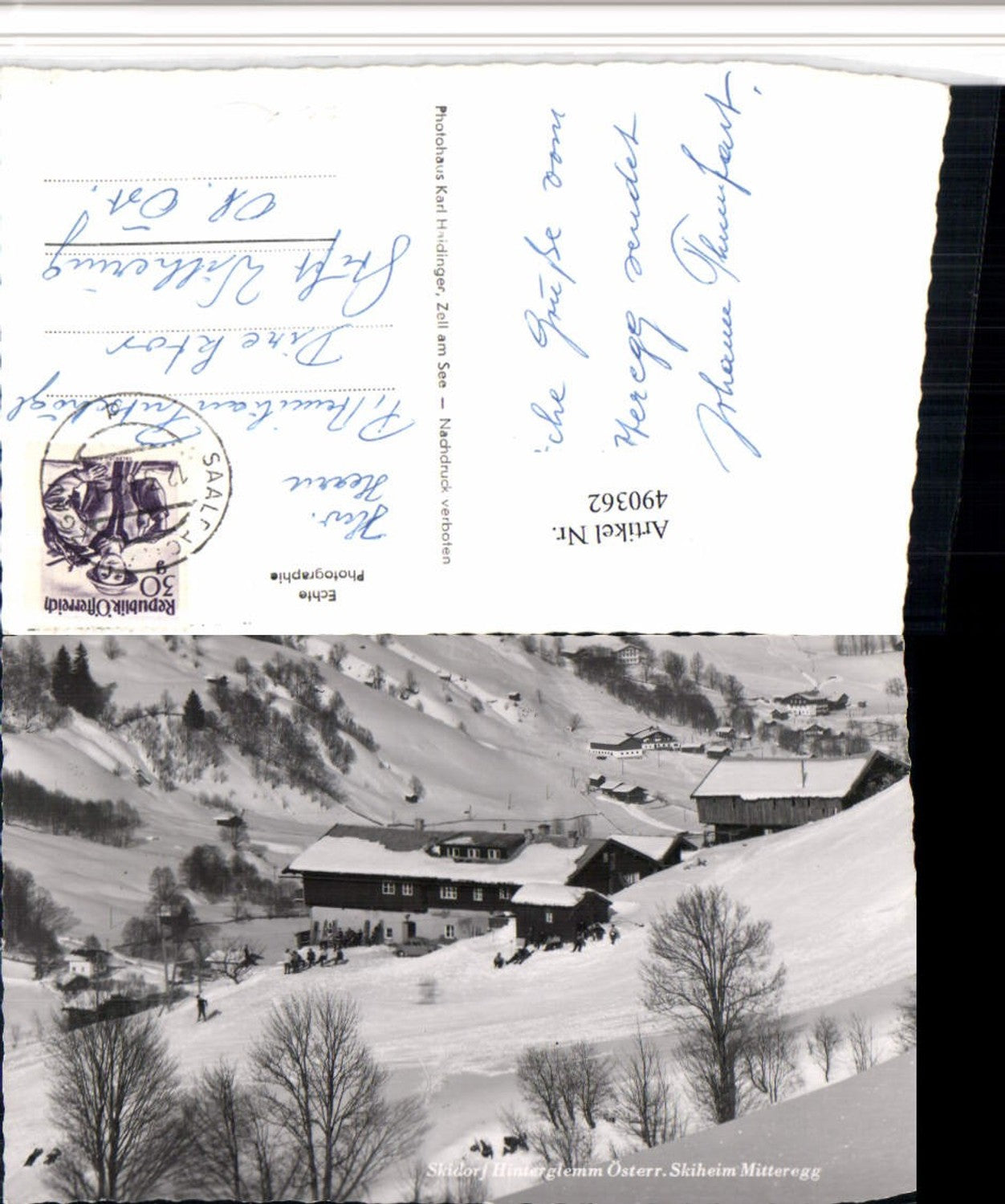 490362,Hinterglemm Skiheim Mitteregg Winterbild