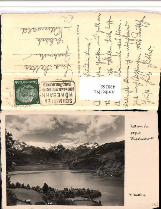 490365,Zell am See Totale geg. Kitzsteinhorn Bergkulisse