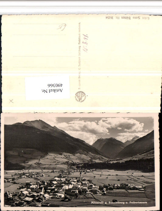490366,Mittersill Totale geg. Scheiblberg Bergkulisse