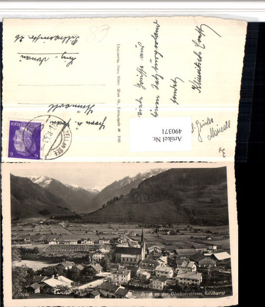 490371,Bruck an d. Glocknerstraße Totale Bergkulisse