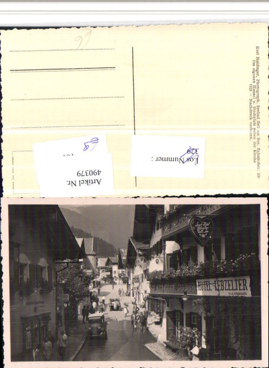 490379,Zell am See Straßenansicht Hotel Lebzelter