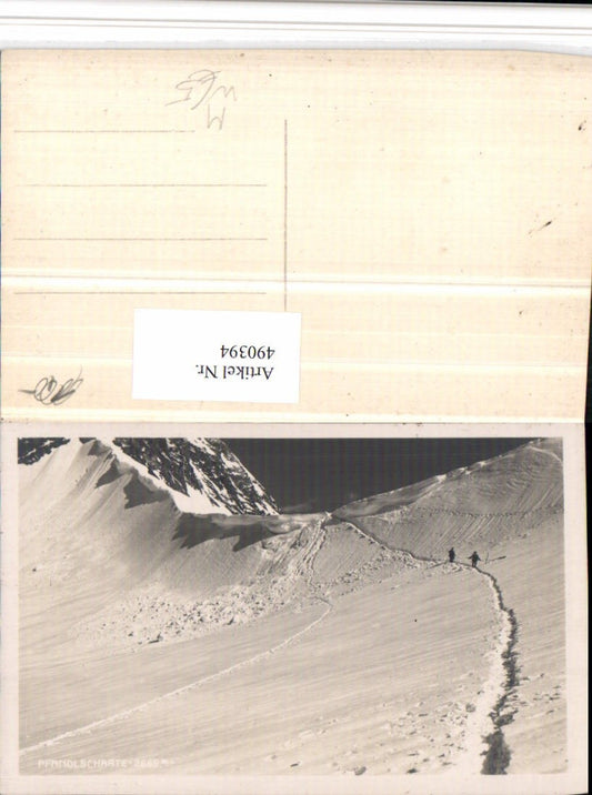 490394,Pfandlscharte b. Fusch an d. Glocknerstraße Tourengeher