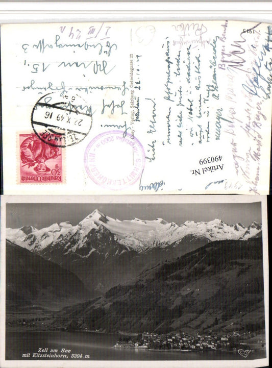 490399,Zell am See Totale m. Kitzsteinhorn Bergkulisse pub Cosy