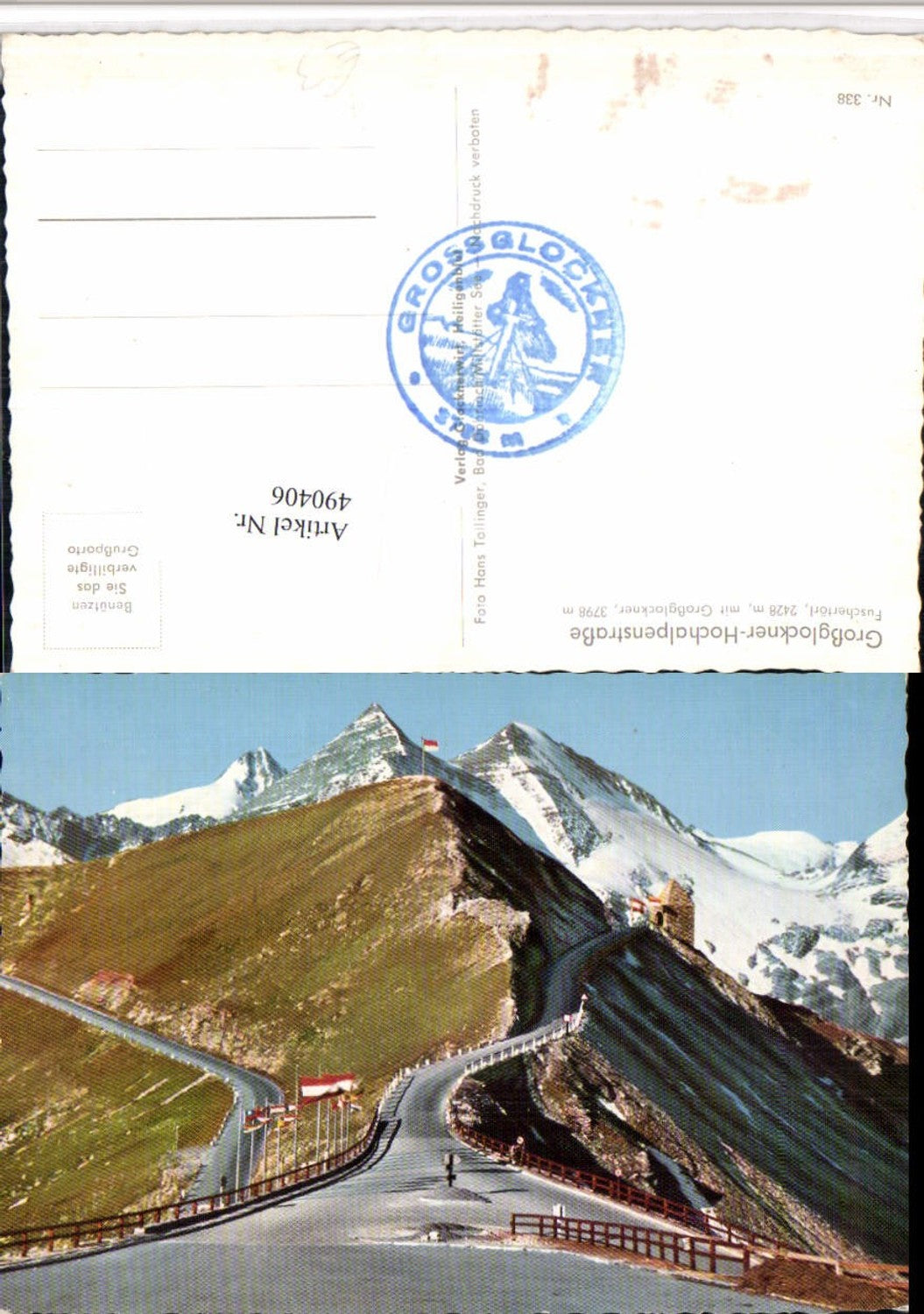 490406,Großglockner Hochalpenstraße Fuschertörl b. Fusch Bergkulisse