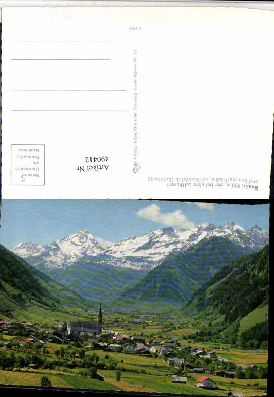 490412,Rauris am Sonnblick Totale Bergkulisse