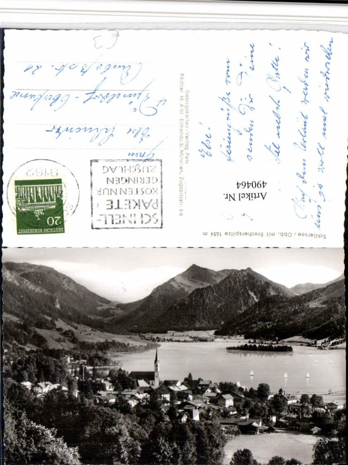 490464,Schliersee Totale m. Brecherspitze Bergkulisse