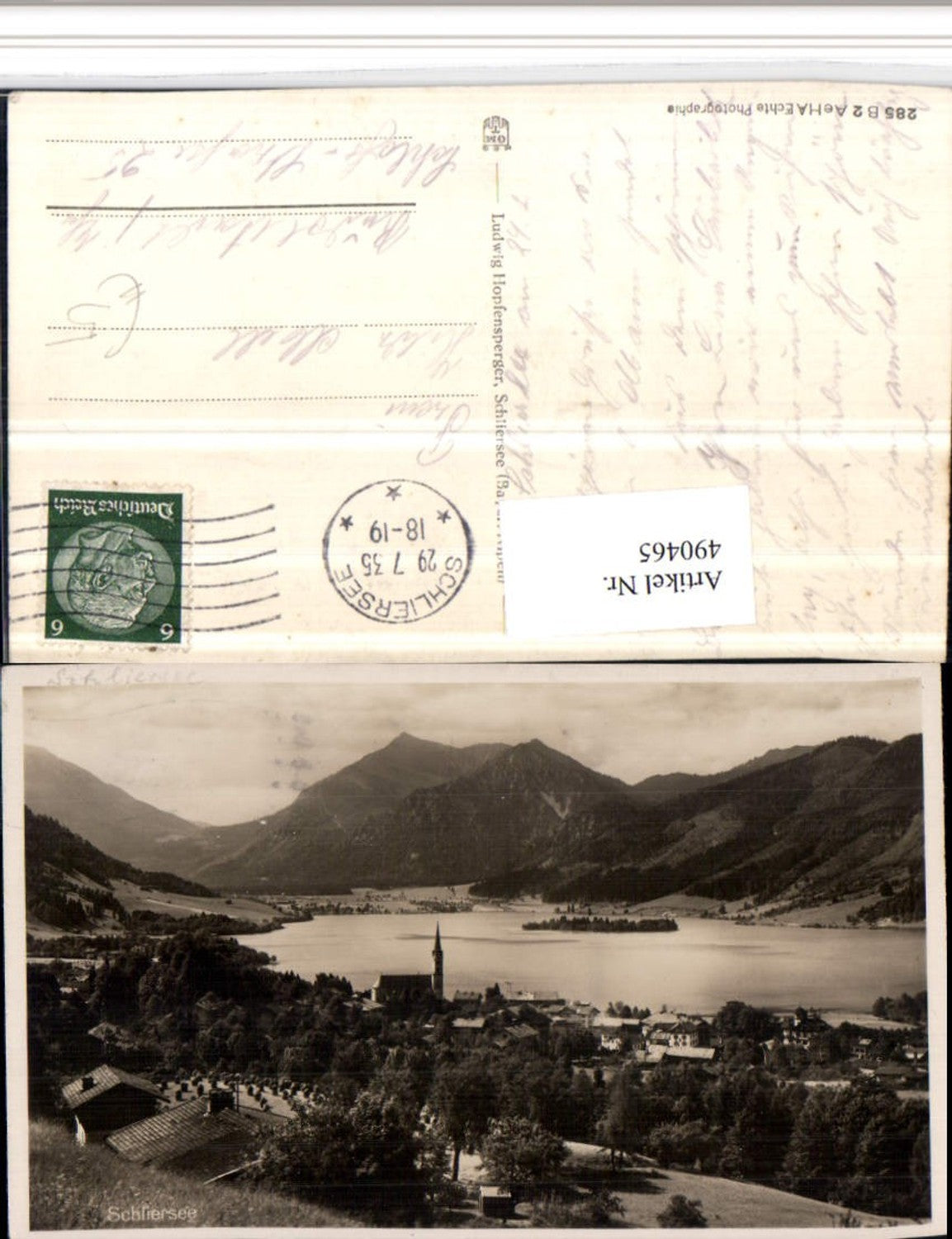 490465,Schliersee Totale Bergkulisse