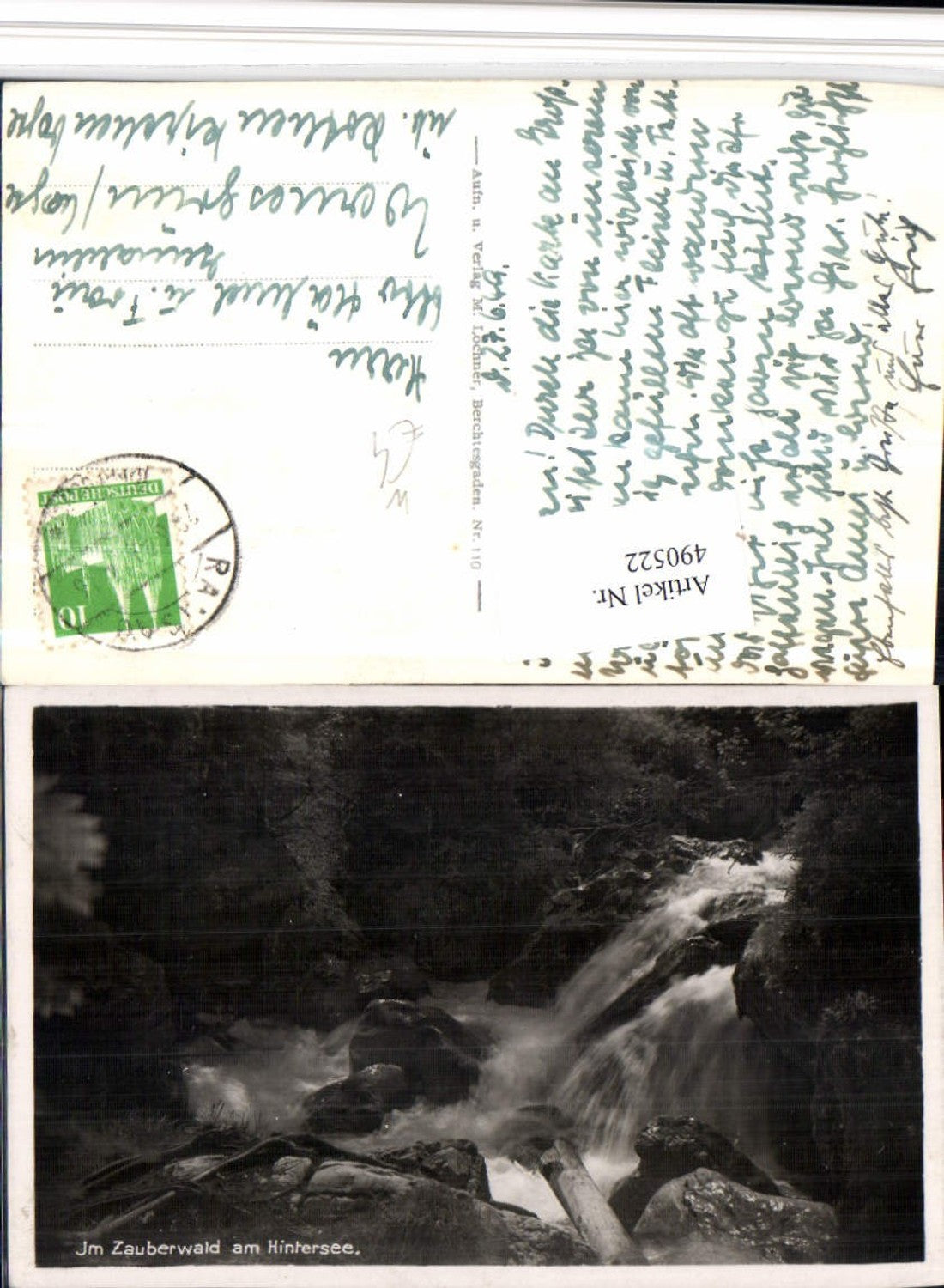 490522,Zauberwald am Hintersee b. Ramsau Berchtesgaden Wasserfall