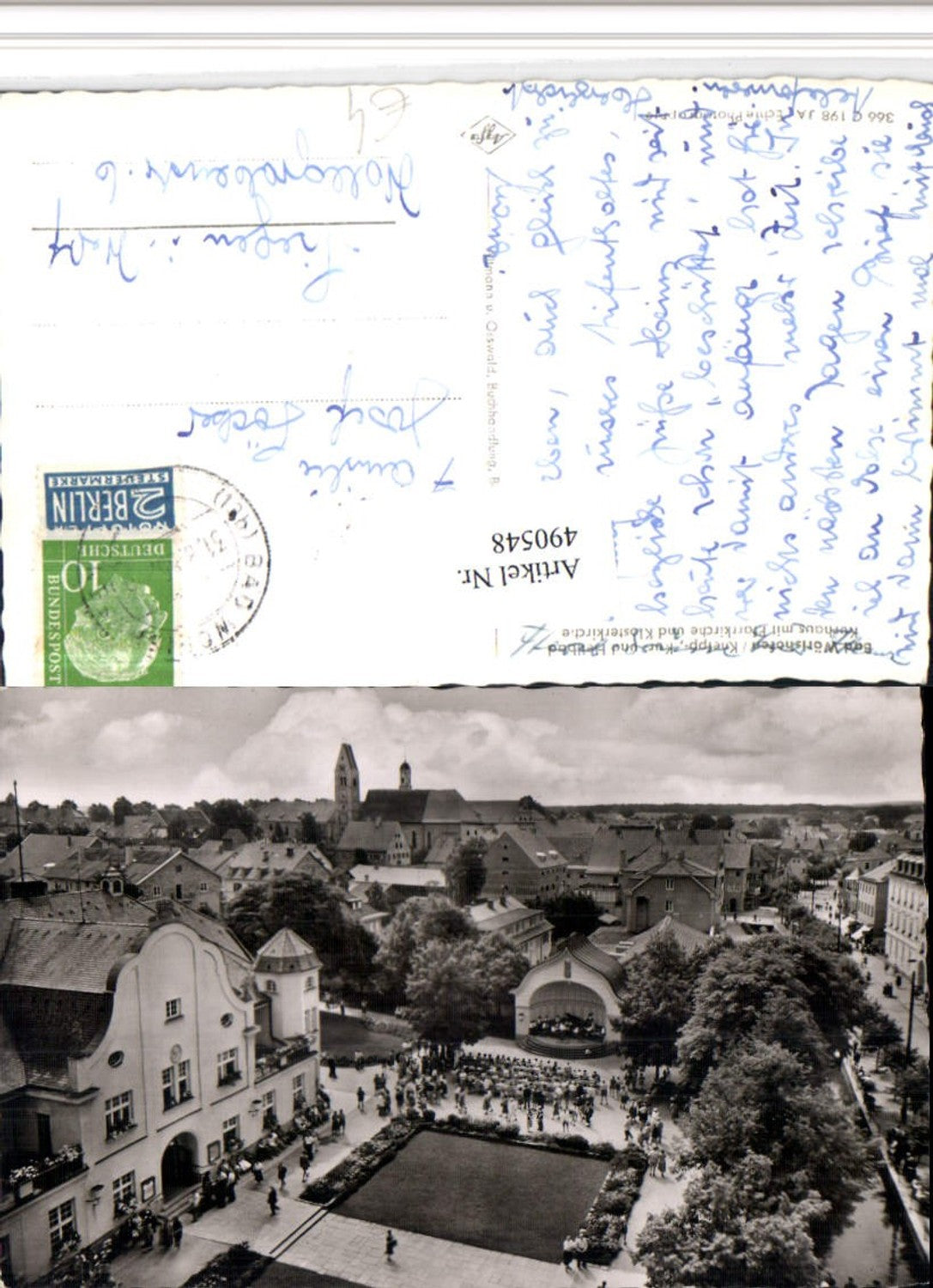 490548,Bad Wörishofen Teilansicht Kurhaus Kirche