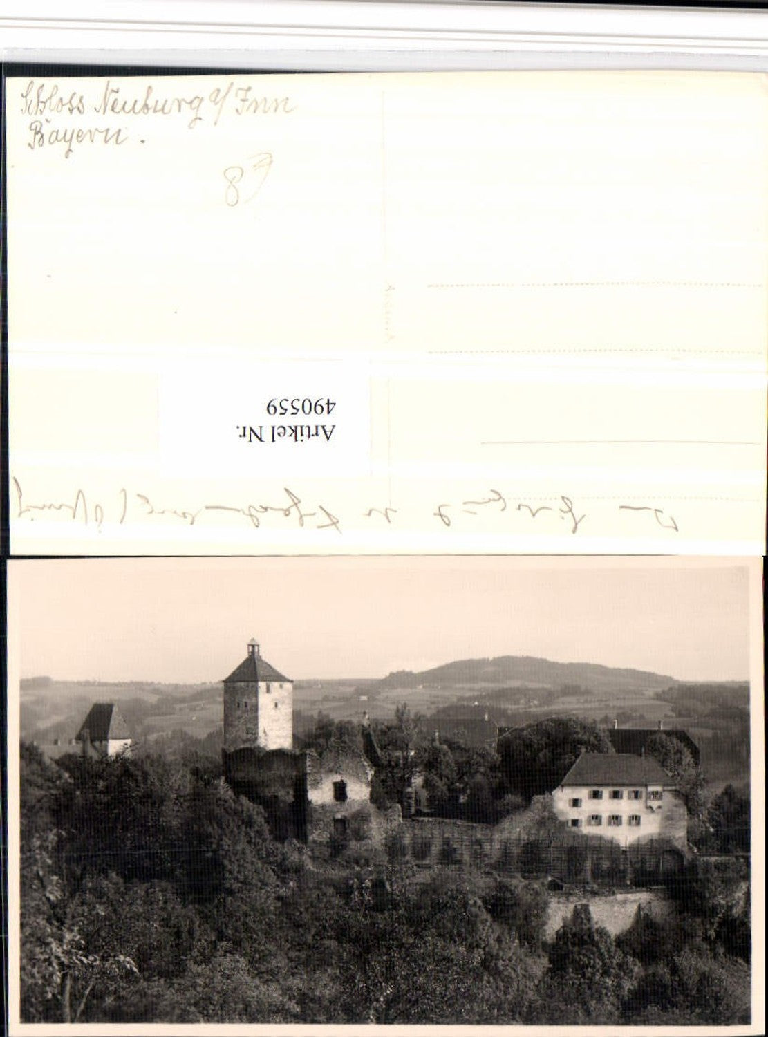 490559,Foto AK Schloss Neuburg am Inn