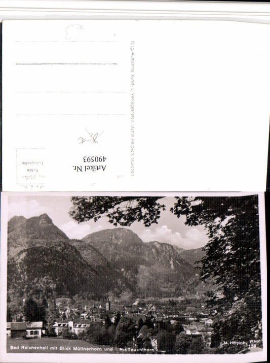 490593,Bad Reichenhall Totale m. Müllnerhorn Bergkulisse