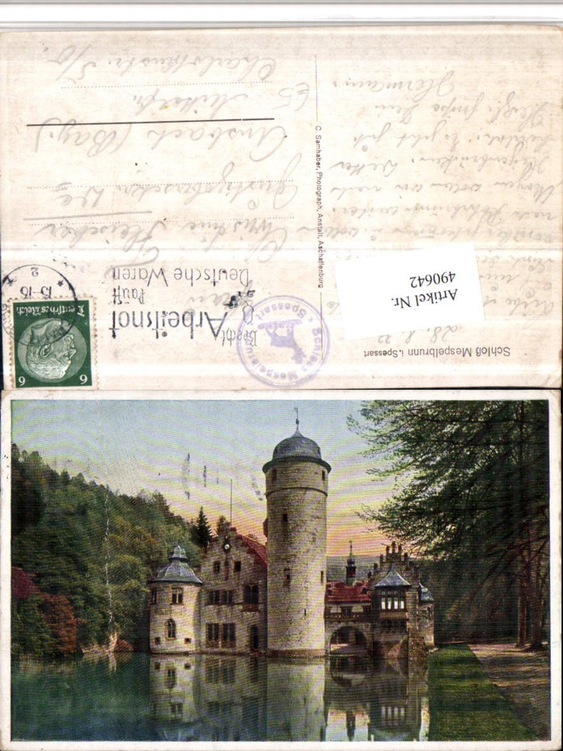 490642,Schloss Mespelbrunn im Spessart