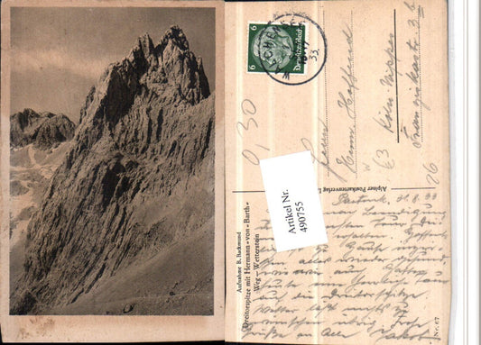 490755,Dreitorspitze m. Hermann-von-Barth-Weg b. Mittenwald