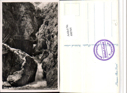 490764,Almbachklamm Klamm b. Berchtesgaden Brücke