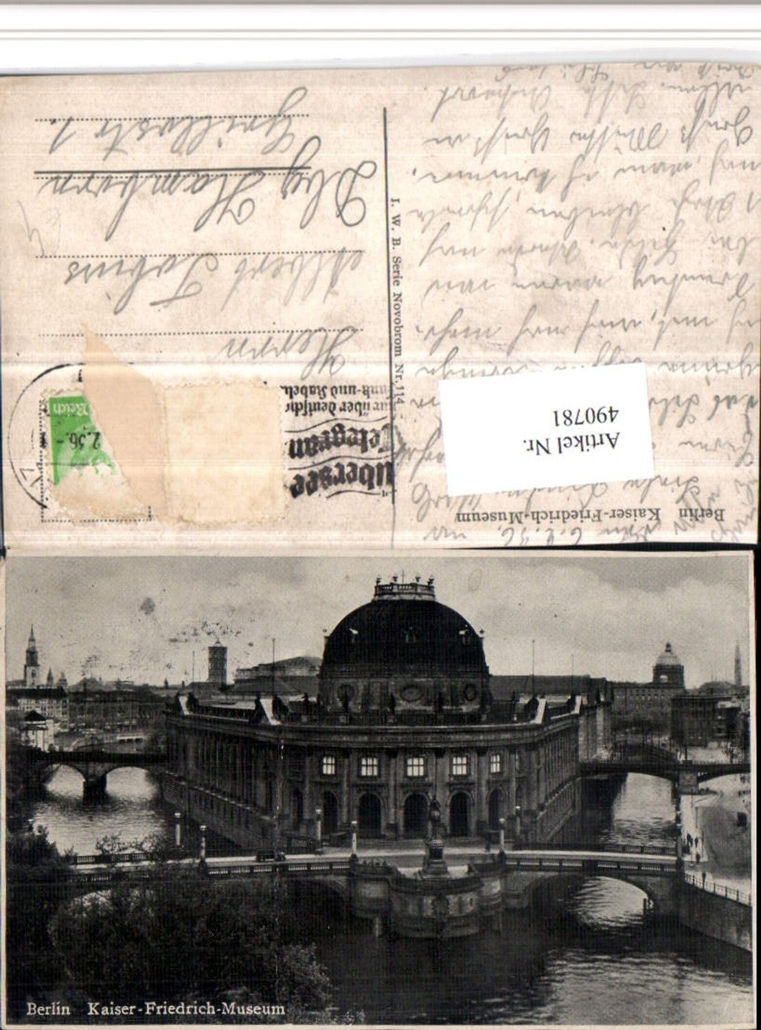 490781,Berlin Kaiser-Friedrich-Museum Brücken