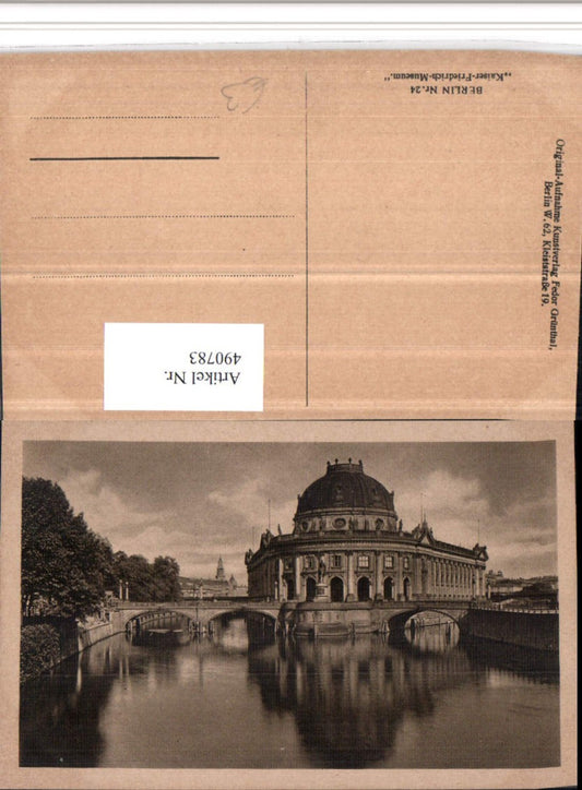 490783,Berlin Kaiser-Friedrich-Museum Gebäude Brücke