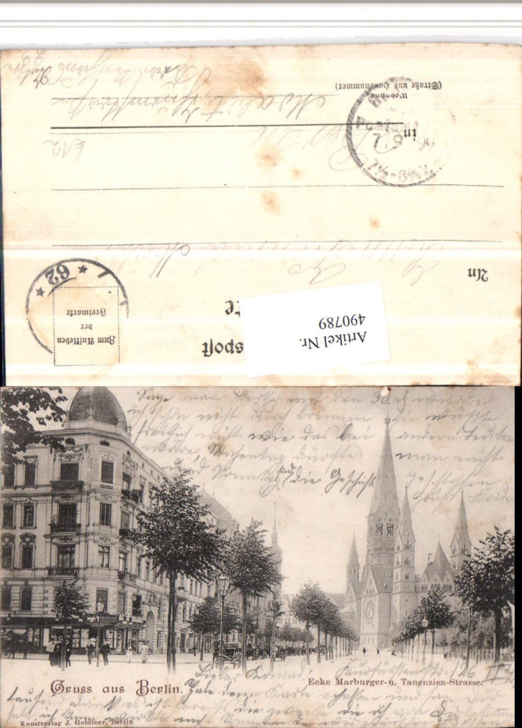 490789,Berlin Ecke Marburger- und Tauenzien-Straße Kirche