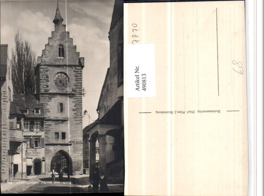 490813,Überlingen Franziskanertor Tor Turm