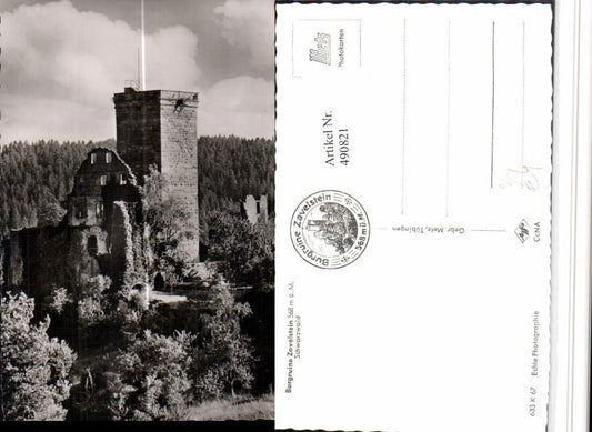 490821, Zavelstein Castle Ruins in the Black Forest