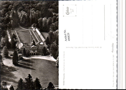 490829,Favorite Palace near Rastatt, aerial photograph