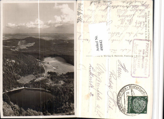490842, View from Seebuck towards Feldsee, lake near Feldberg, Black Forest