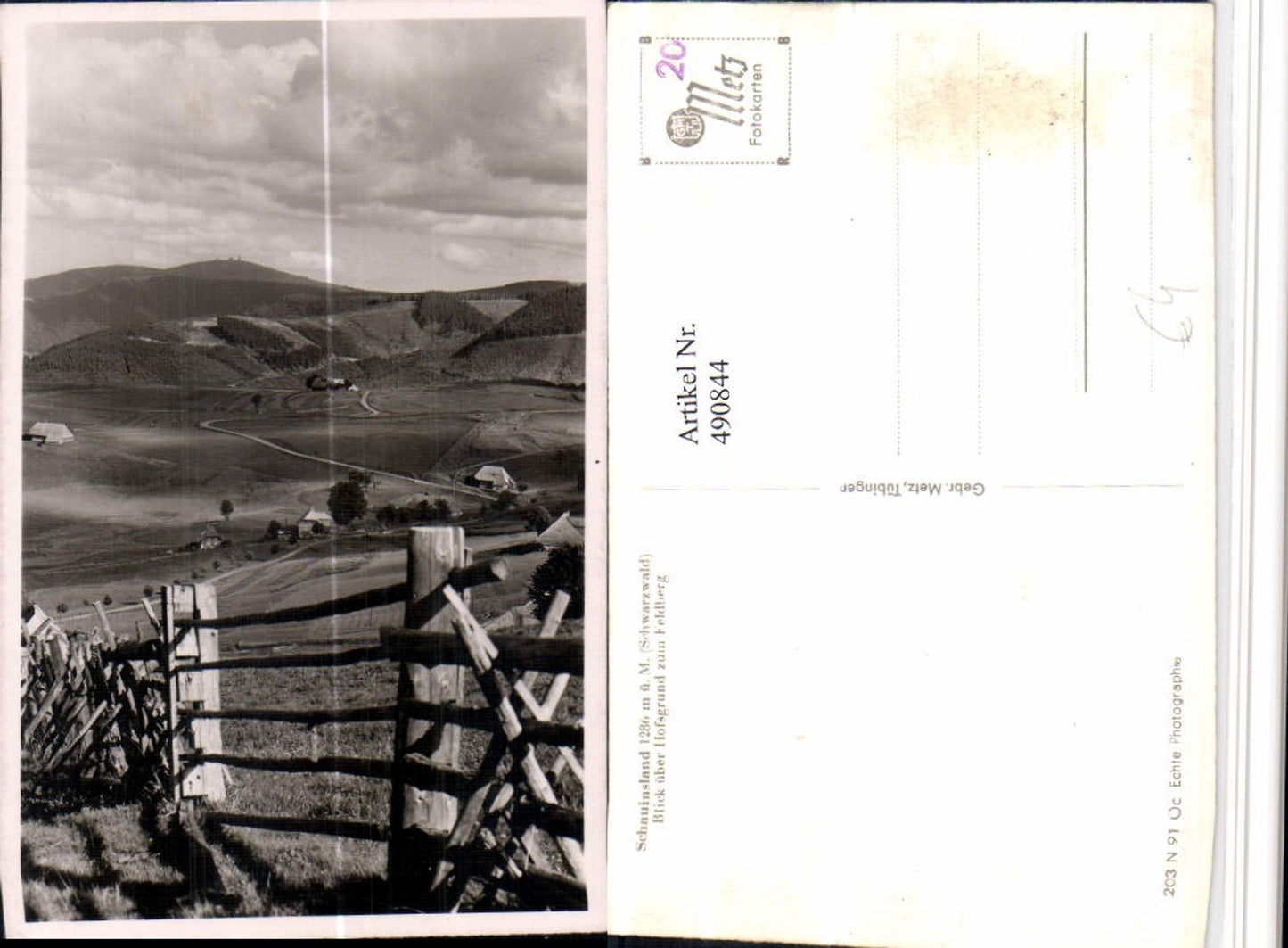 490844,Schauinsland Blick über Hofsgrund zum Feldberg im Schwarzwald