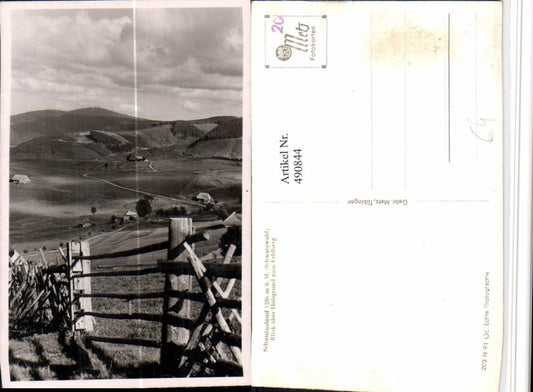 490844, Schauinsland View over Hofsgrund to the Feldberg in the Black Forest