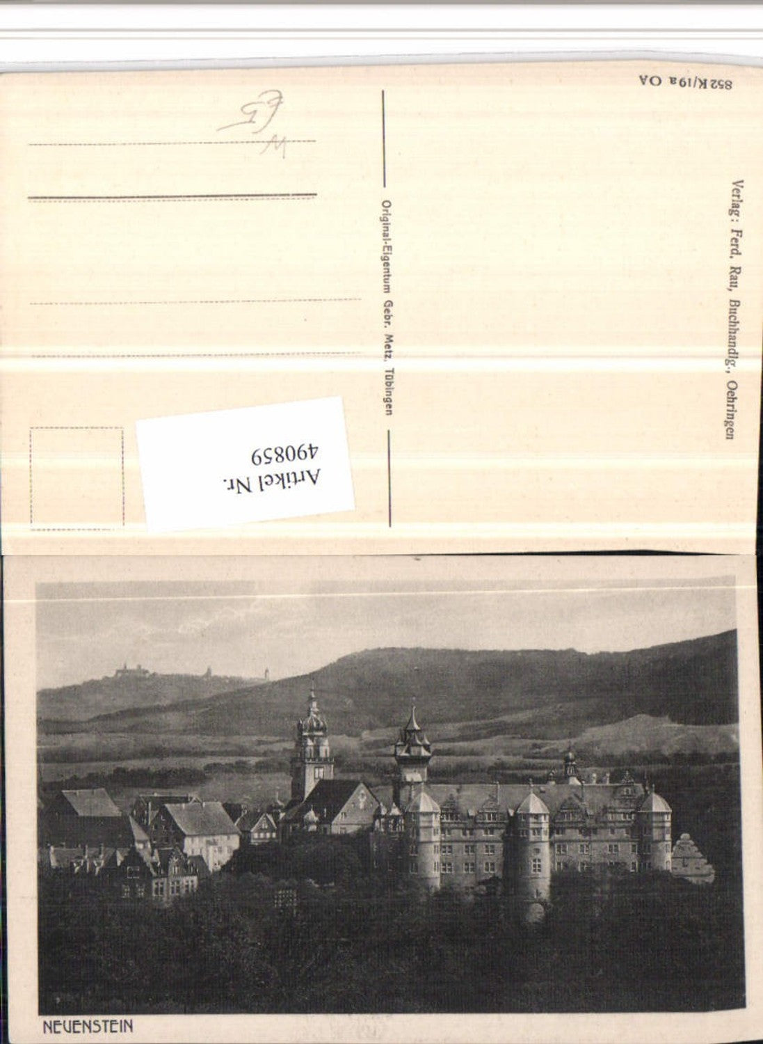 490859,Neuenstein Schloss