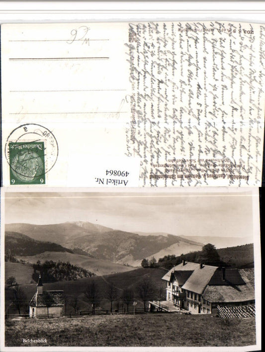 490864, ​​Giesshübel Gasthaus Schauinsland near Münstertal Belchenblick
