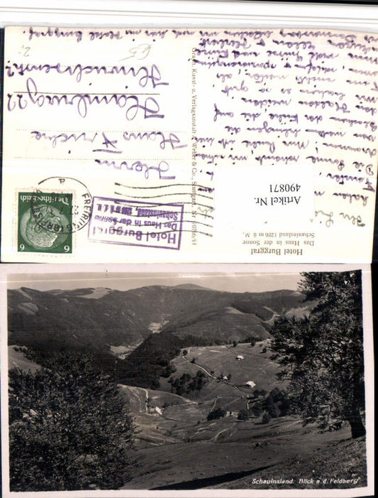 490871, Schauinsland View of the Feldberg