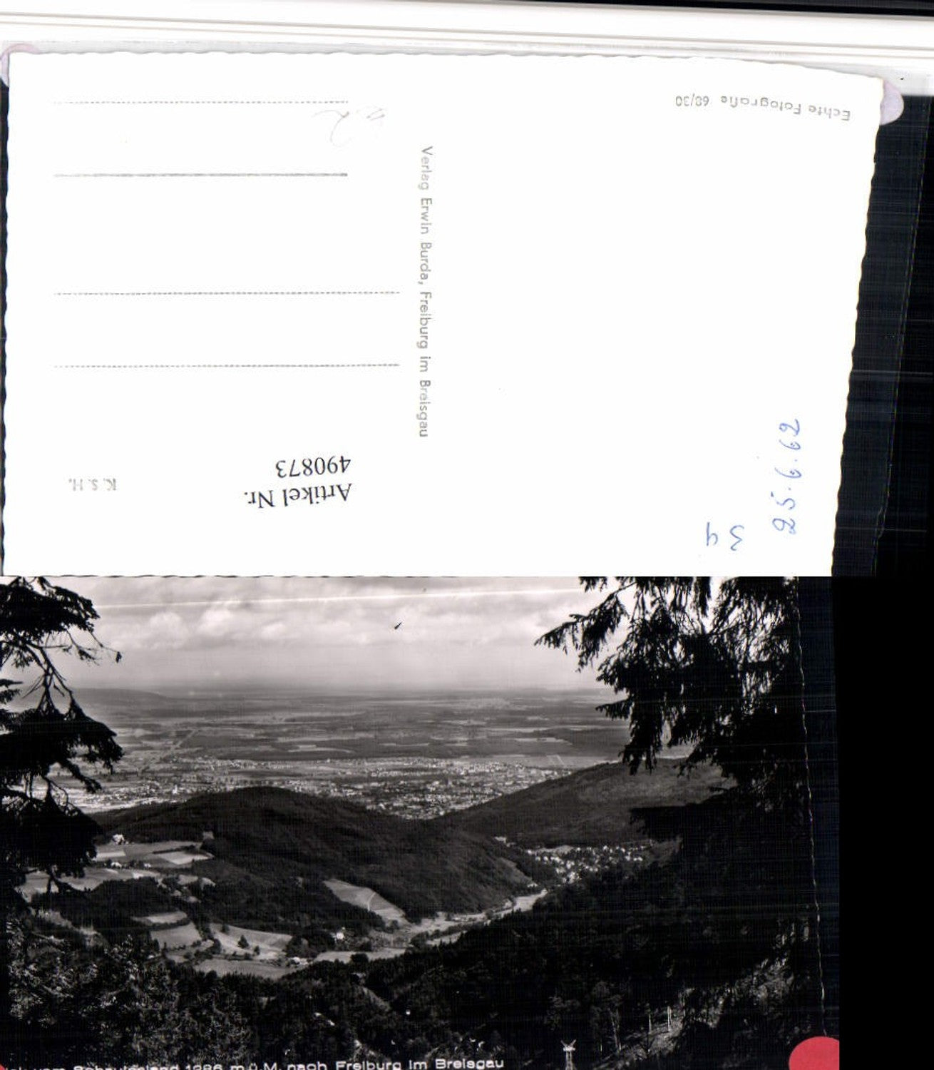 490873,Blick vom Schauinsland nach Freiburg im Breisgau