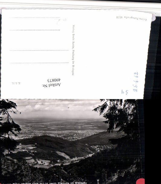 490873, View from Schauinsland towards Freiburg im Breisgau