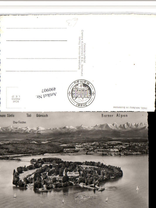 490907, Mainau Island in Lake Constance, total mountain scenery