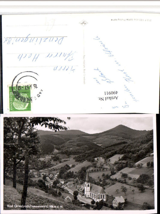 490911, Bad Griesbach in the Black Forest, Church view