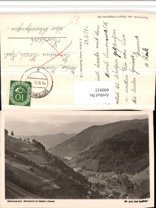 490915, Wild-Gutachtal in the Black Forest with Gasthof zum Löwen