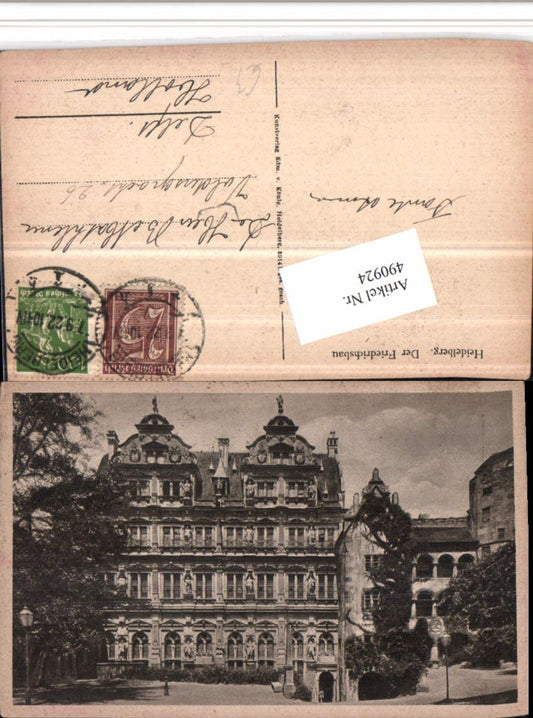 490924, Heidelberg Schloss Friedrichsbau