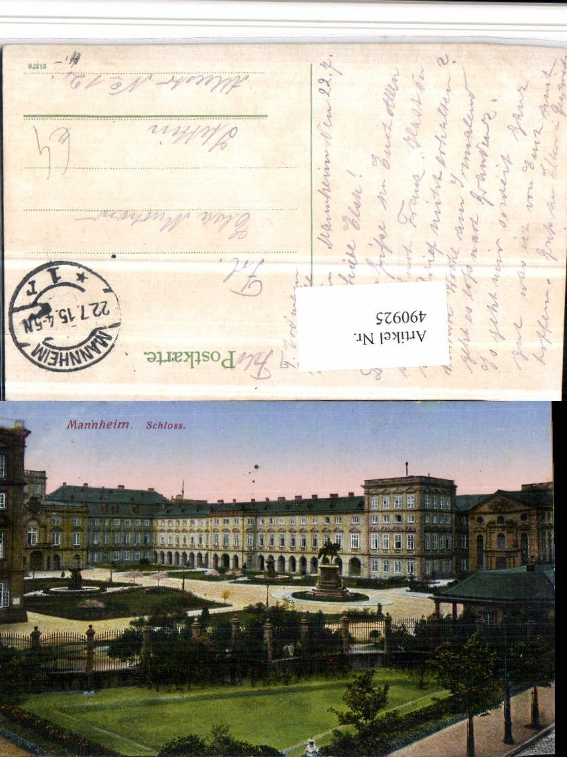 490925, Mannheim Castle
