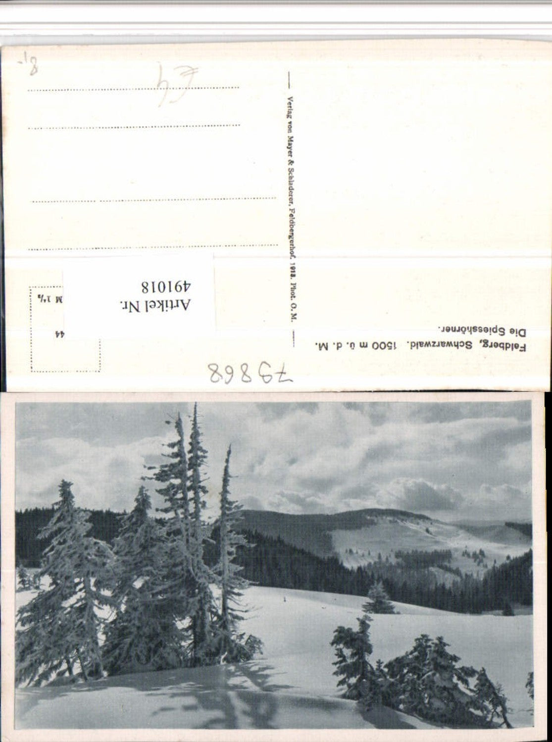 491018,Feldberg im Schwarzwald Spiesshörner Winterlandschaft