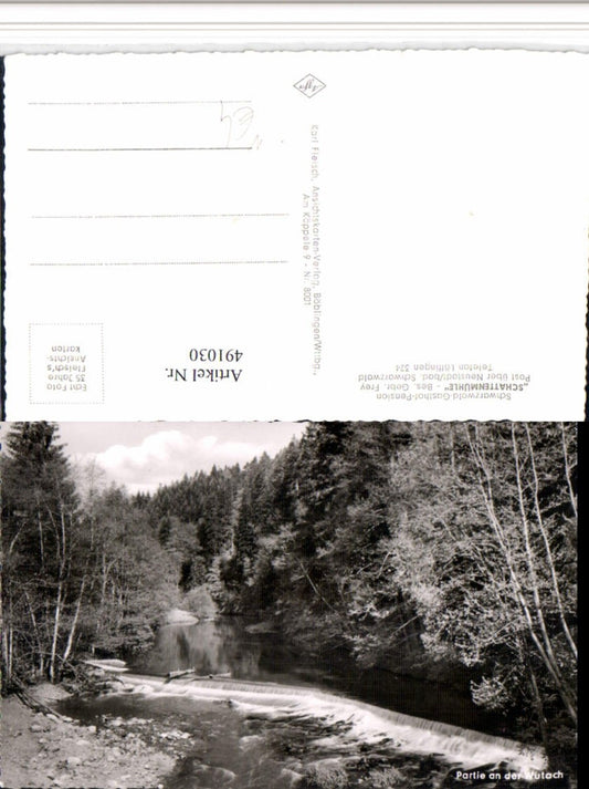 491030, lot on d. Wutach river weir