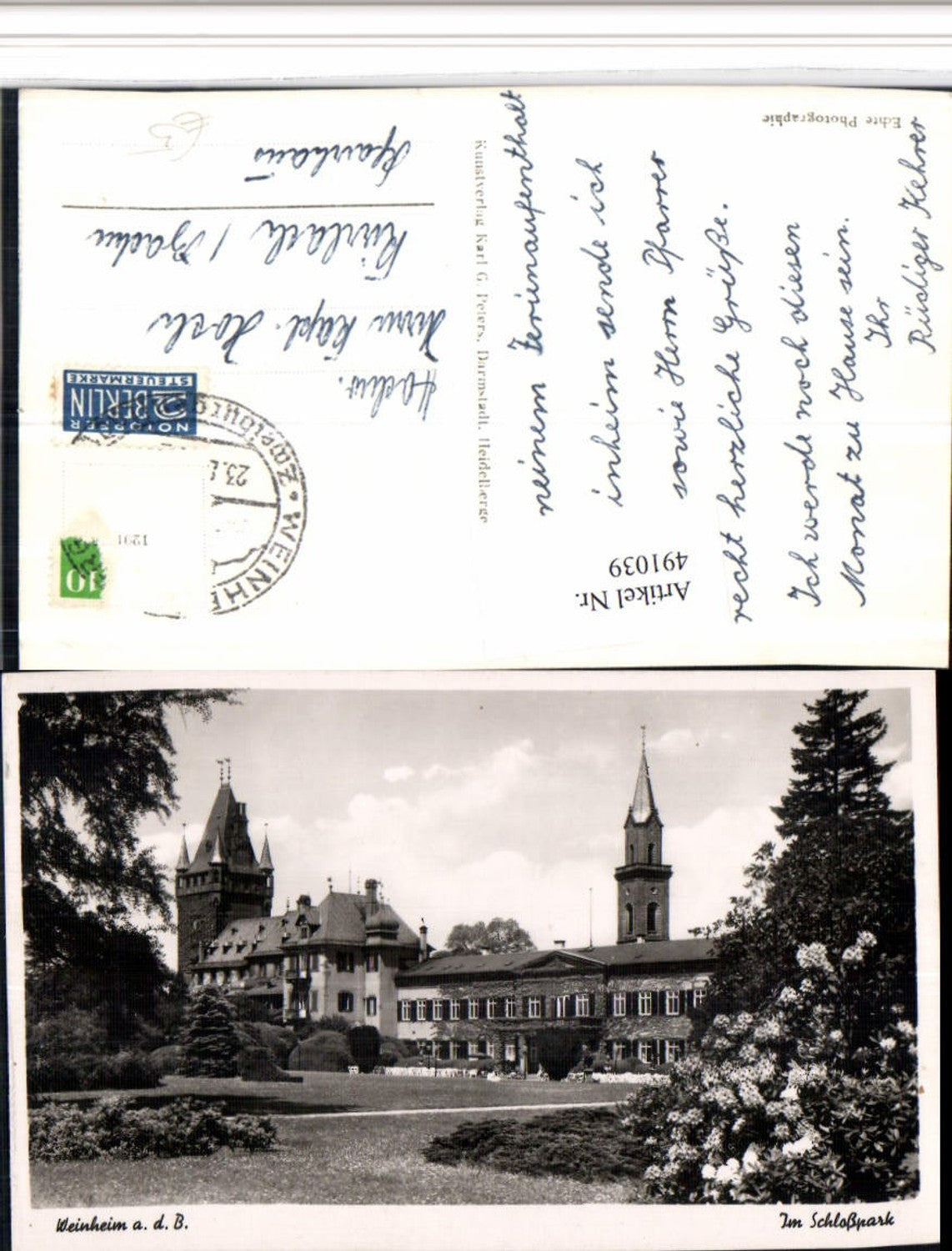 491039,Weinheim an d. Bergstraße Schloss Park