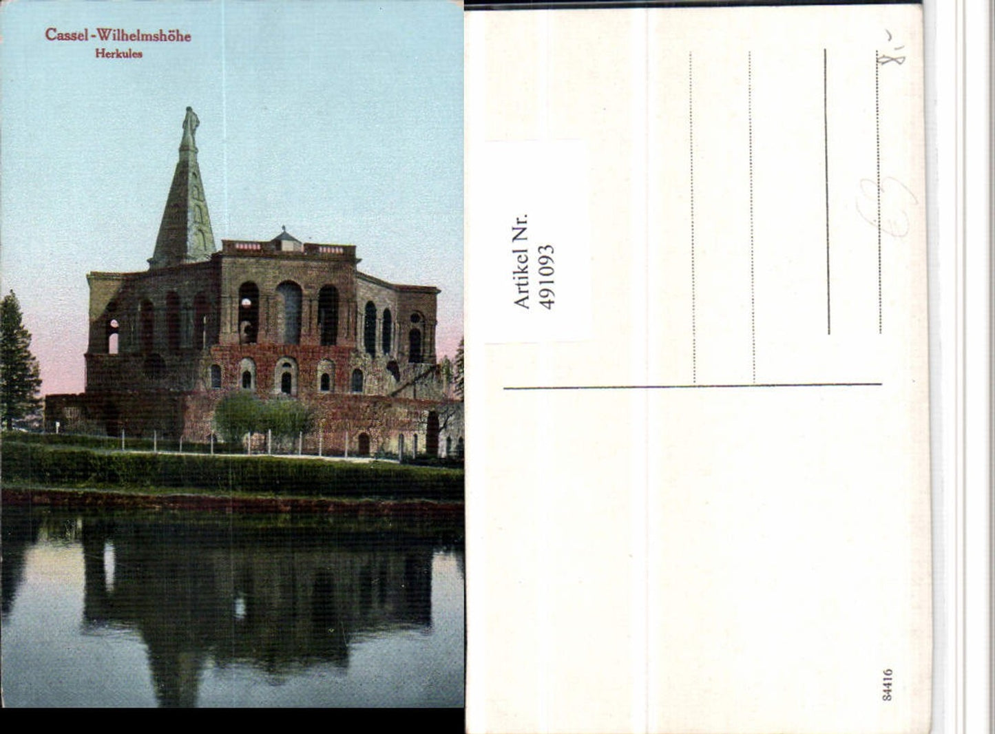 491093,Cassel Kassel Wilhelmshöhe Herkules