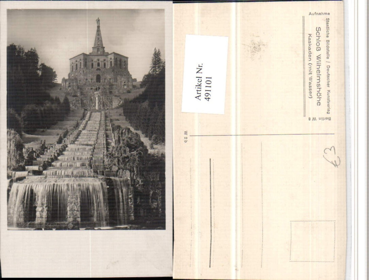 491101,Kassel Schloss Wilhelmshöhe Kaskaden