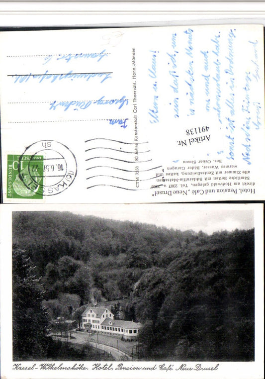 491138,Kassel Wilhelmshöhe Hotel Pension Cafe Neue Drusel