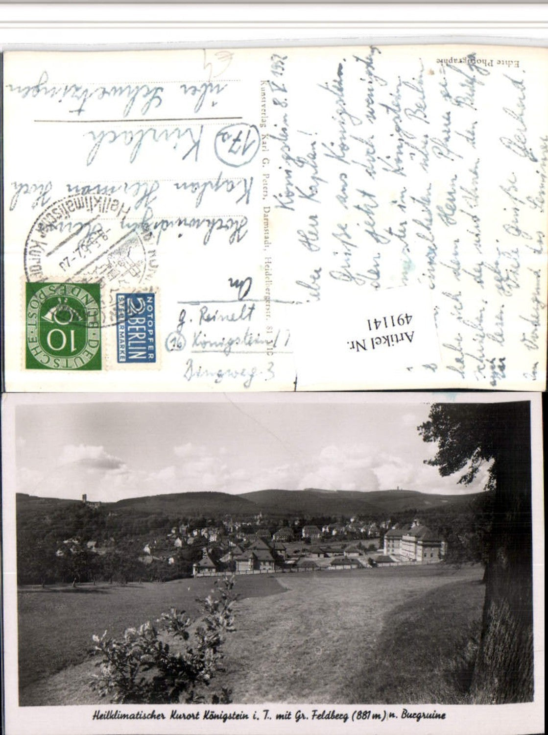 Alte Ansichtskarte – Old Postcard