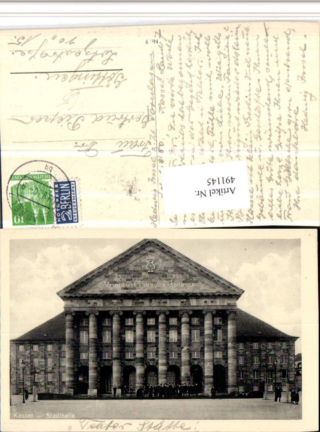 491145,Kassel Stadthalle Gebäude