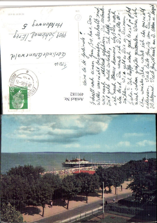 491182,Ahlbeck Seebrücke Strand