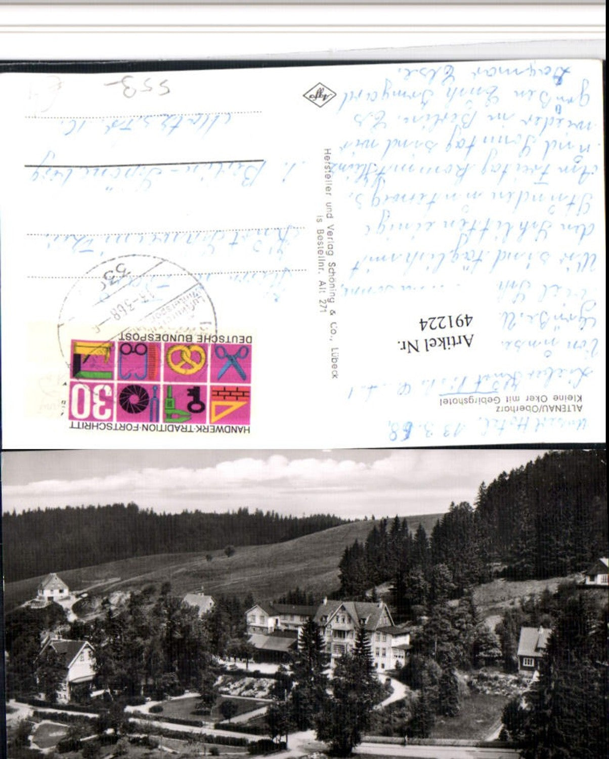 491224,Altenau im Oberharz Kleine Oker m. Gebirgshotel