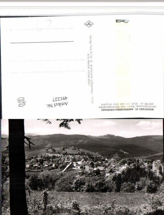 491227,St. Andreasberg im Oberharz Totale von d. Drei Jungfern