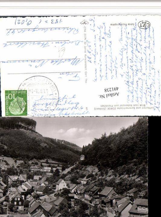 491238,Zorge im Südharz Totale vom Rabenstal zum Pferdchen